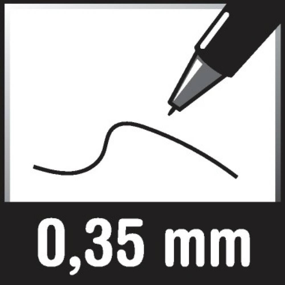 Pentel Gelmine KFR7-C 0,35mm Metallspitze blau-2