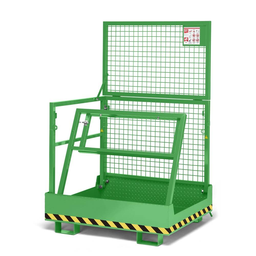 RR-Industrietechnik® Arbeitskorb Typ RAK-Compact, TK 300 kg, RAL 6018-1