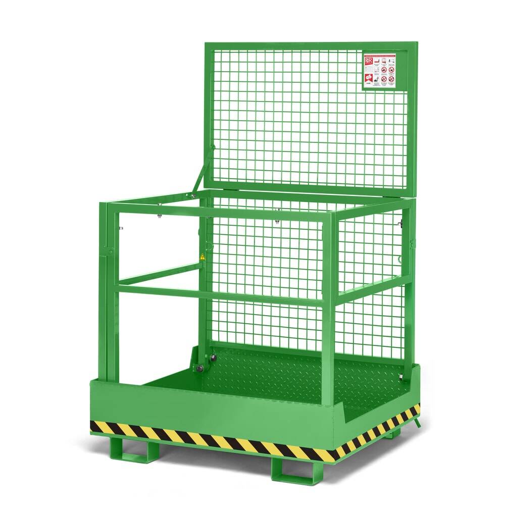 RR-Industrietechnik® Arbeitskorb Typ RAK-Compact, TK 300 kg, RAL 6018-0