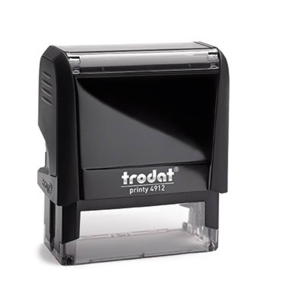 trodat Textstempel PRINTY 4.0 44085 47x18mm 5zeilig Kissen schwarz-0