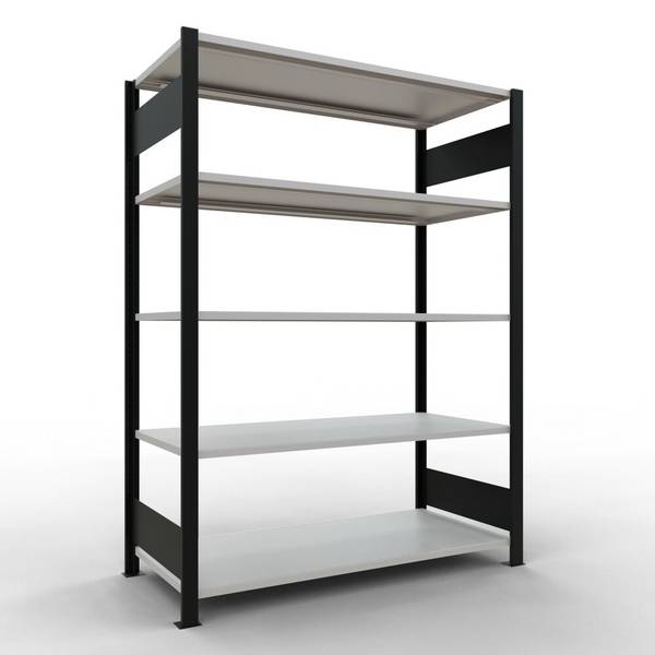 SCHULTE Aktenregal GF, doppelseitig, ohne Mittelanschläge, FL 150 kg,
