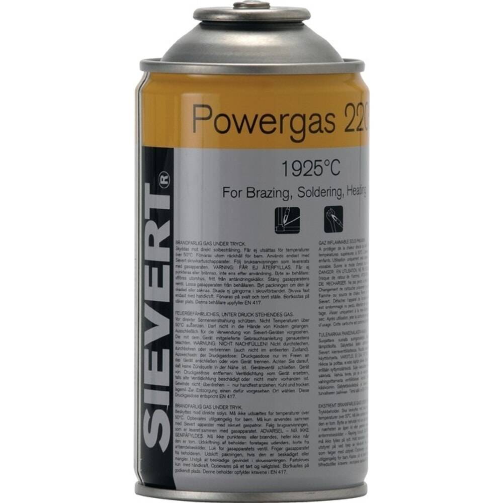 SIEVERT Schraubkartusche Powergas 2203, 175 g 300 ml, 1925 °C-0