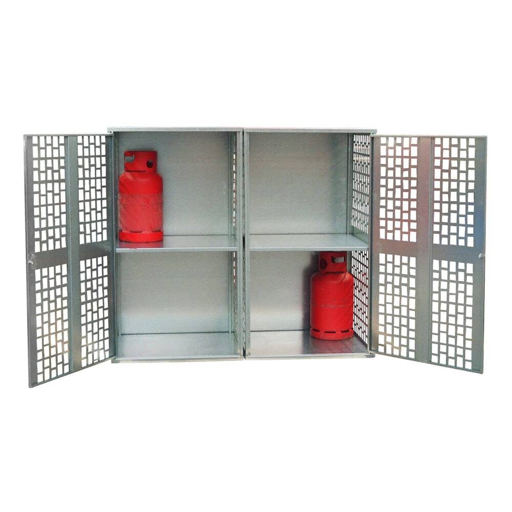 Bauer® Gasflaschen-Depot GFD-L 2, verzinkt-0