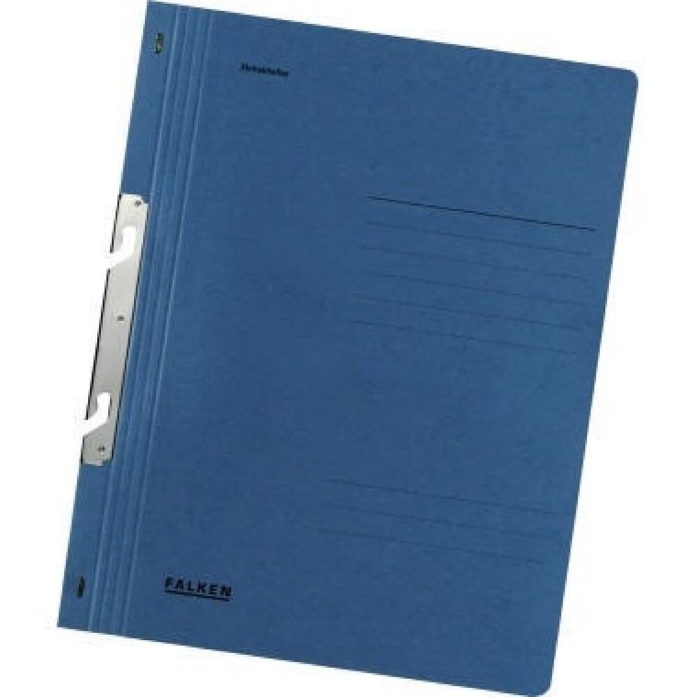 Falken Einhakhefter 80000839 DIN A4 ganzer Deckel kaufm. Heftung bl-0