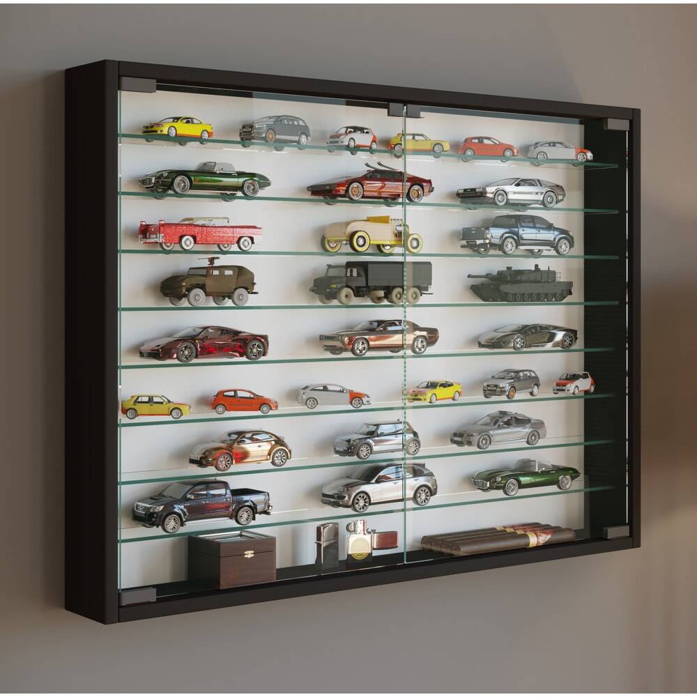 VCM Vitrine Mandosa XXL, schwarz 444073-YY-0