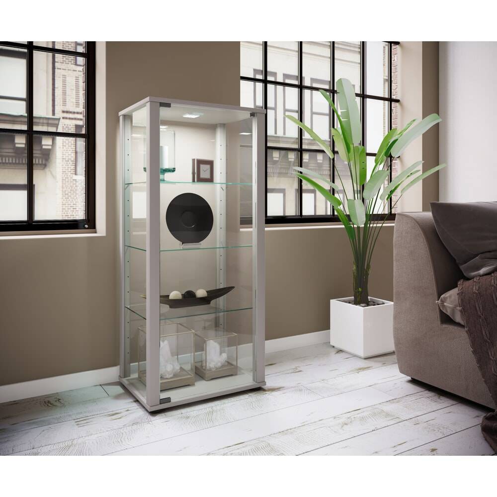 VCM Standvitrine Kavisa M, silber 443883-YY-3