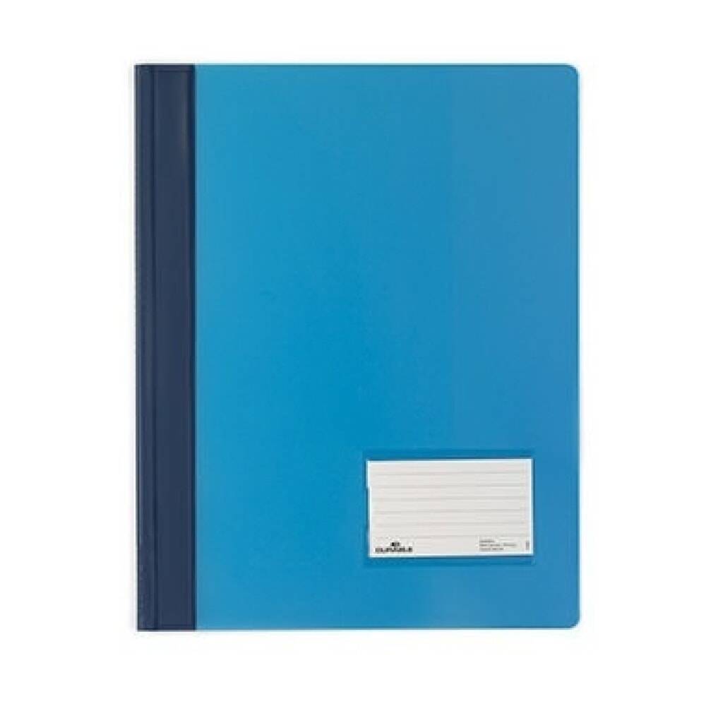 DURABLE Schnellhefter DURALUX 268006 DIN A4 Hartfolie blau-0