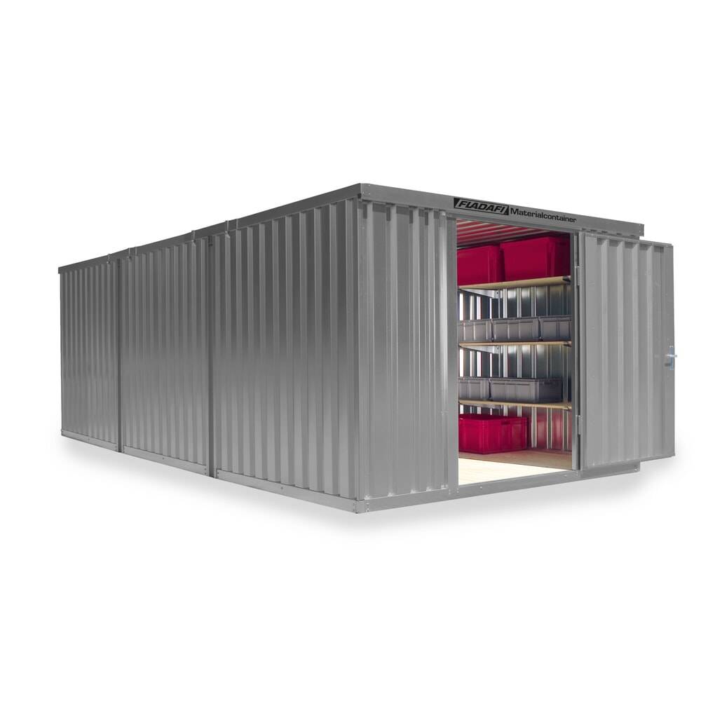 FLADAFI® Materialcontainer Kombination, lackiert, 3 Module-0
