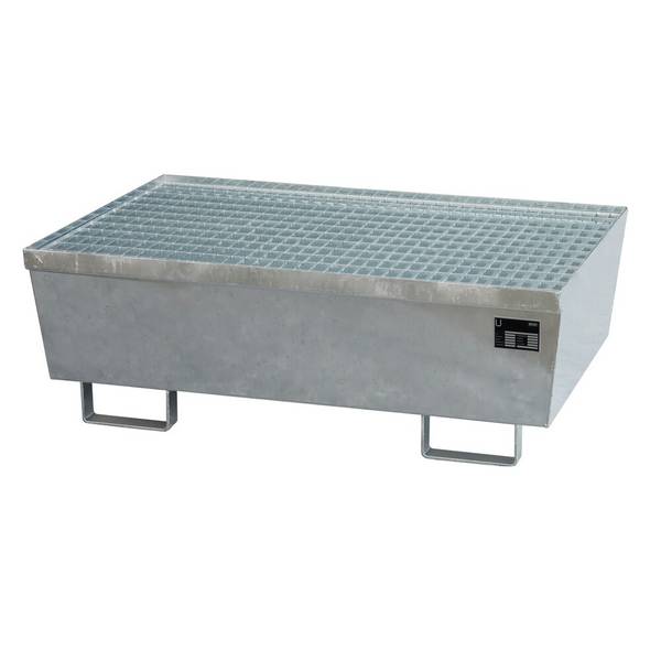 Bauer® Auffangwanne aus Stahl, stapelbar, HxBxT 415 x 1.200 x 800 mm