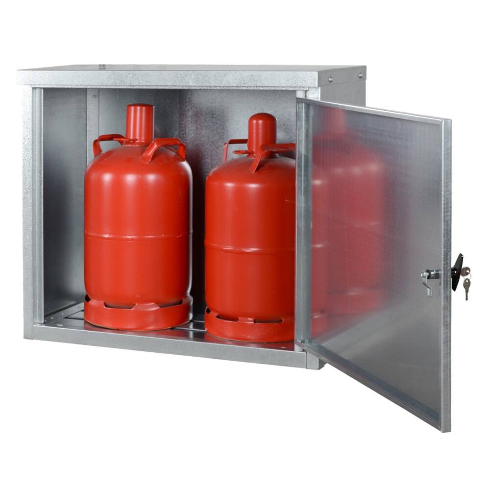 LaCont Gasflaschenschrank für Propangasflaschen, BxTxH 860 x 400 x 750-0