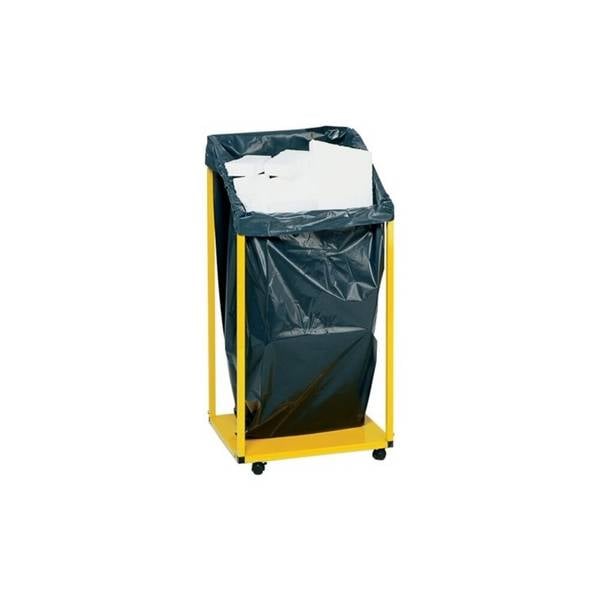 Kunststoffsack, B650/550xL1600mm, 400 l LD-PE grau 100 µm, 50St./Karto