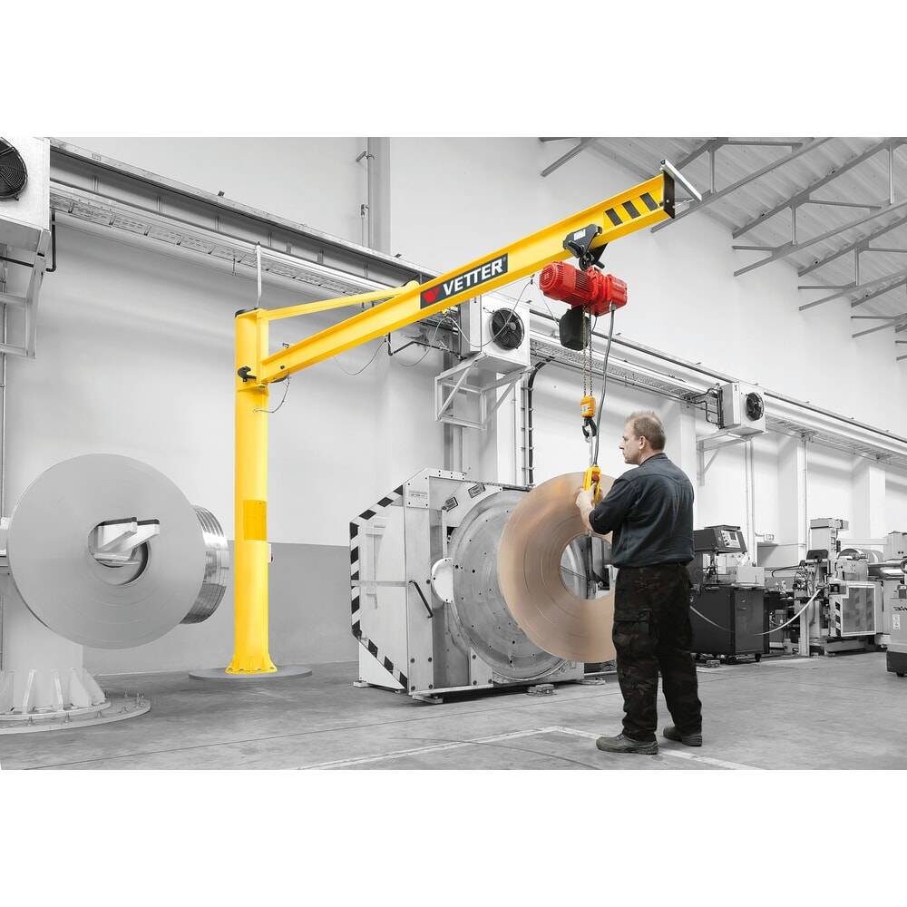VETTER® Schwenkkran inkl. LIFTKET Elektrokettenzug-3
