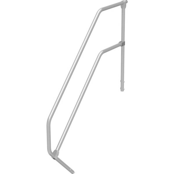 Handlauf mit Geländer für KRAUSE® Podesttreppe, für 5 Stufen