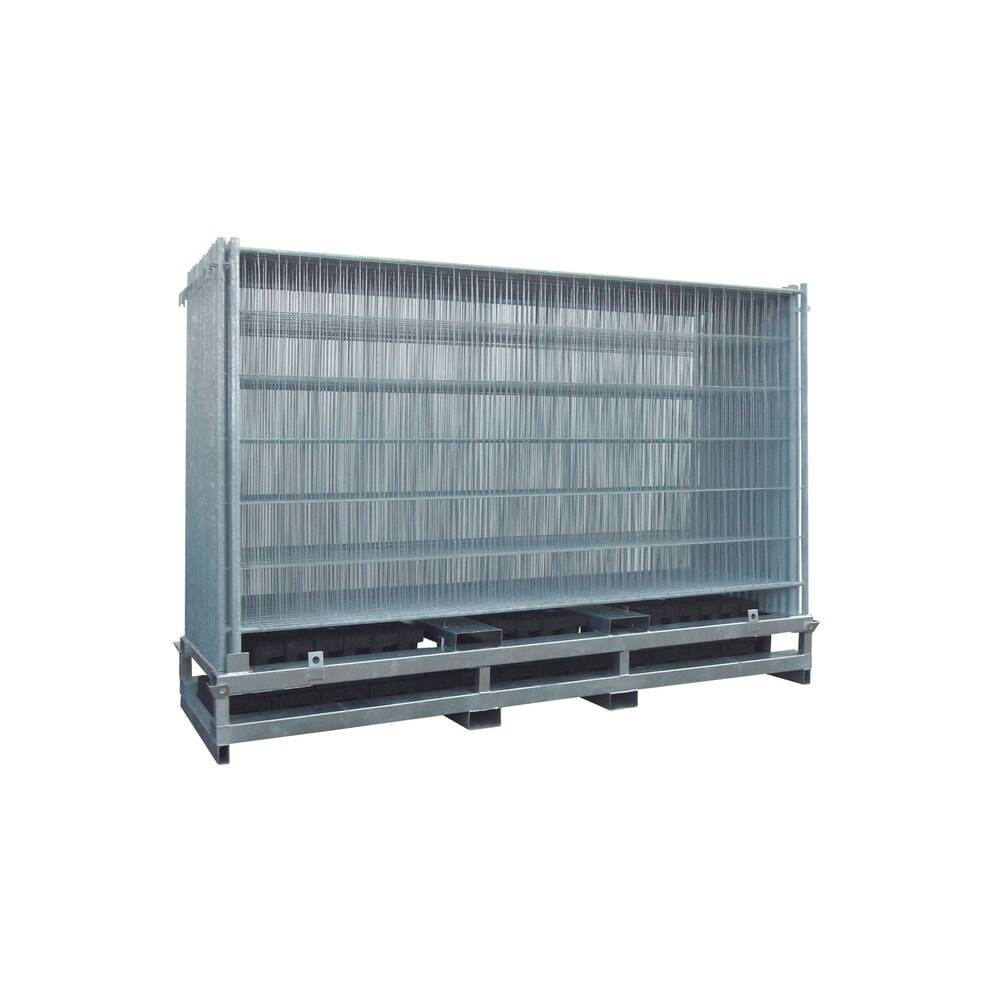 Schake Bauzaun-Set "Profi", 29 Elemente + Füße 355109-YY-0