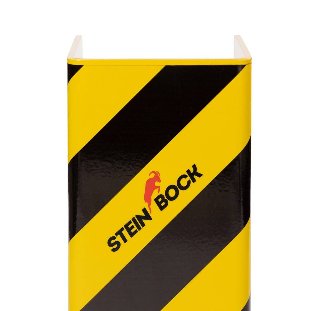 Steinbock® Rammschutzecke, U-Profil, HxBxT 800 x 160 x 160 mm, Stärke-3