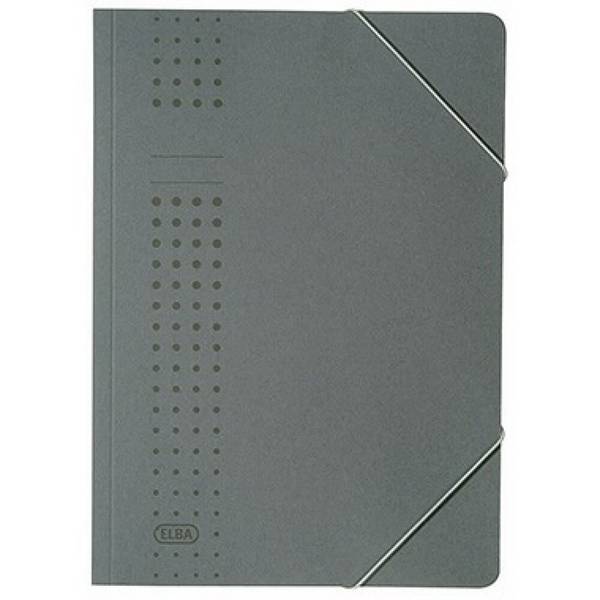 ELBA Eckspanner chic 400010101 DIN A4 150Bl. Karton anthrazit