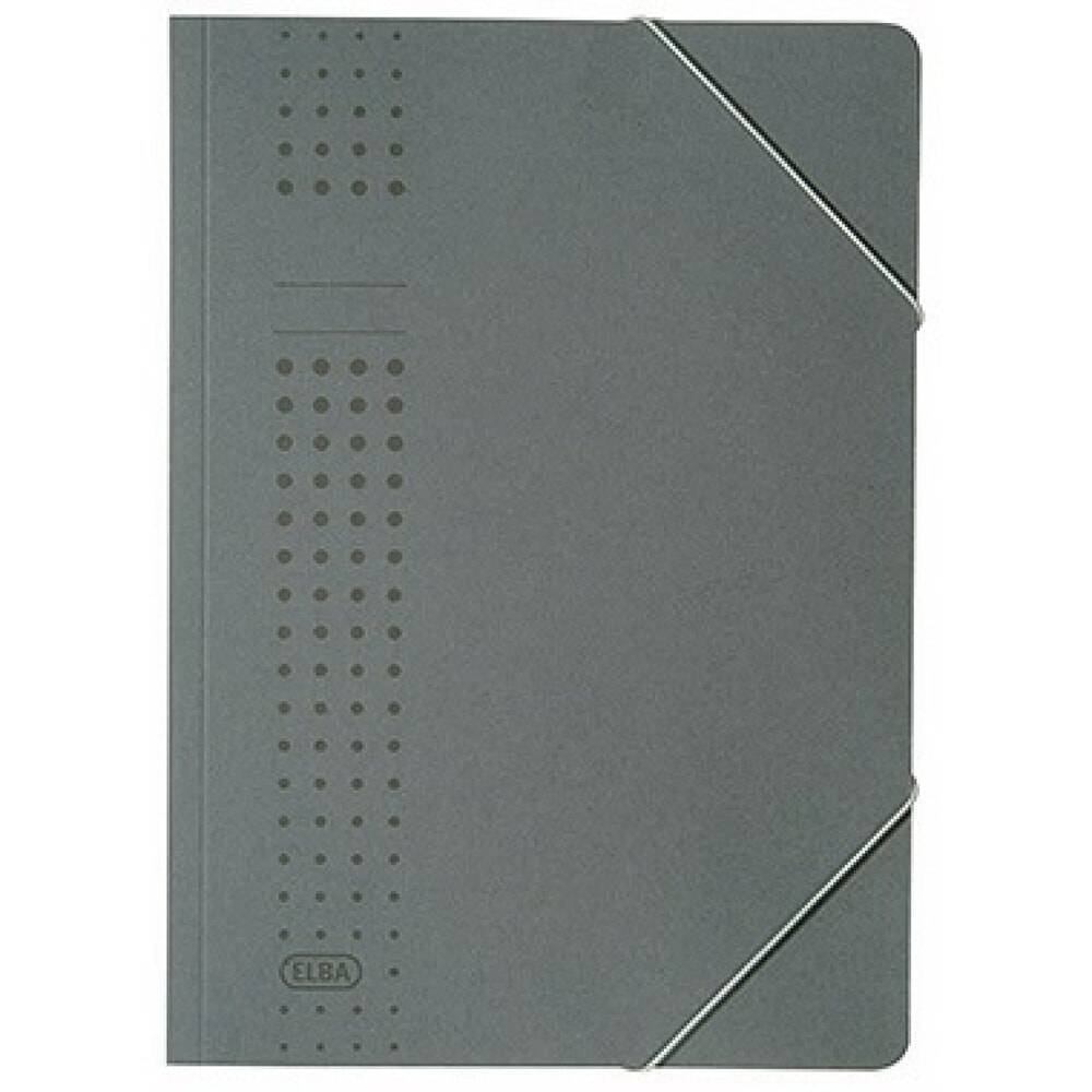 ELBA Eckspanner chic 400010101 DIN A4 150Bl. Karton anthrazit-0