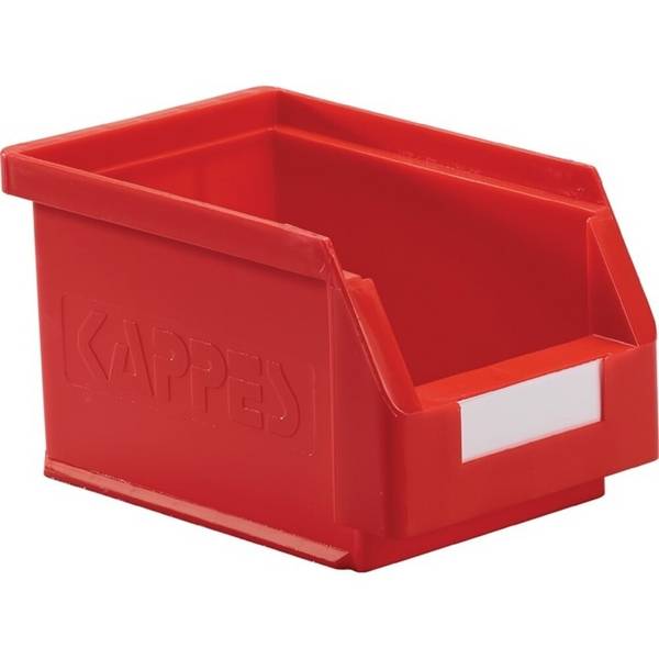 Kappes Sichtlagerkasten, PE rot, L230xB140xH130mm