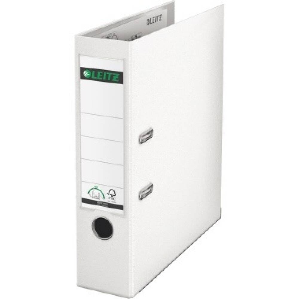 Leitz Ordner 10105001 DIN A4 80mm Polypropylen weiß-0