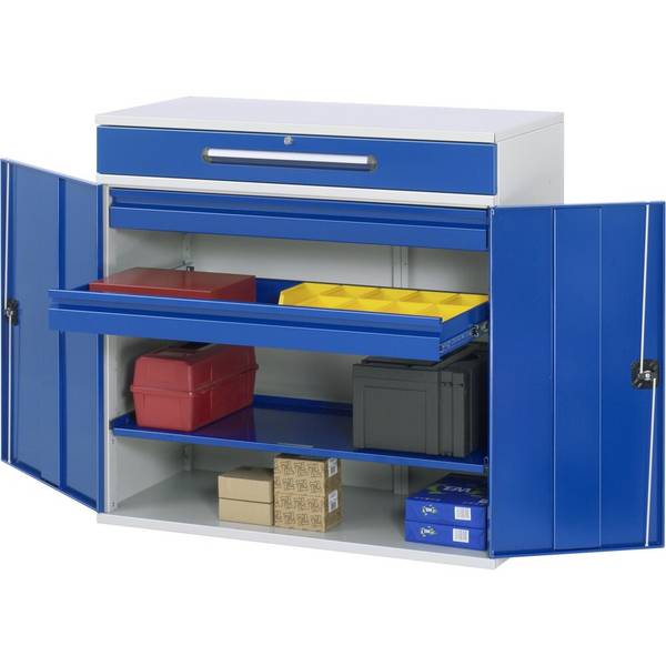 RAU Pultschrank, HxBxT 1.060 x 1.100 x 520 mm, Schubladen 2 x 80, 1 x
