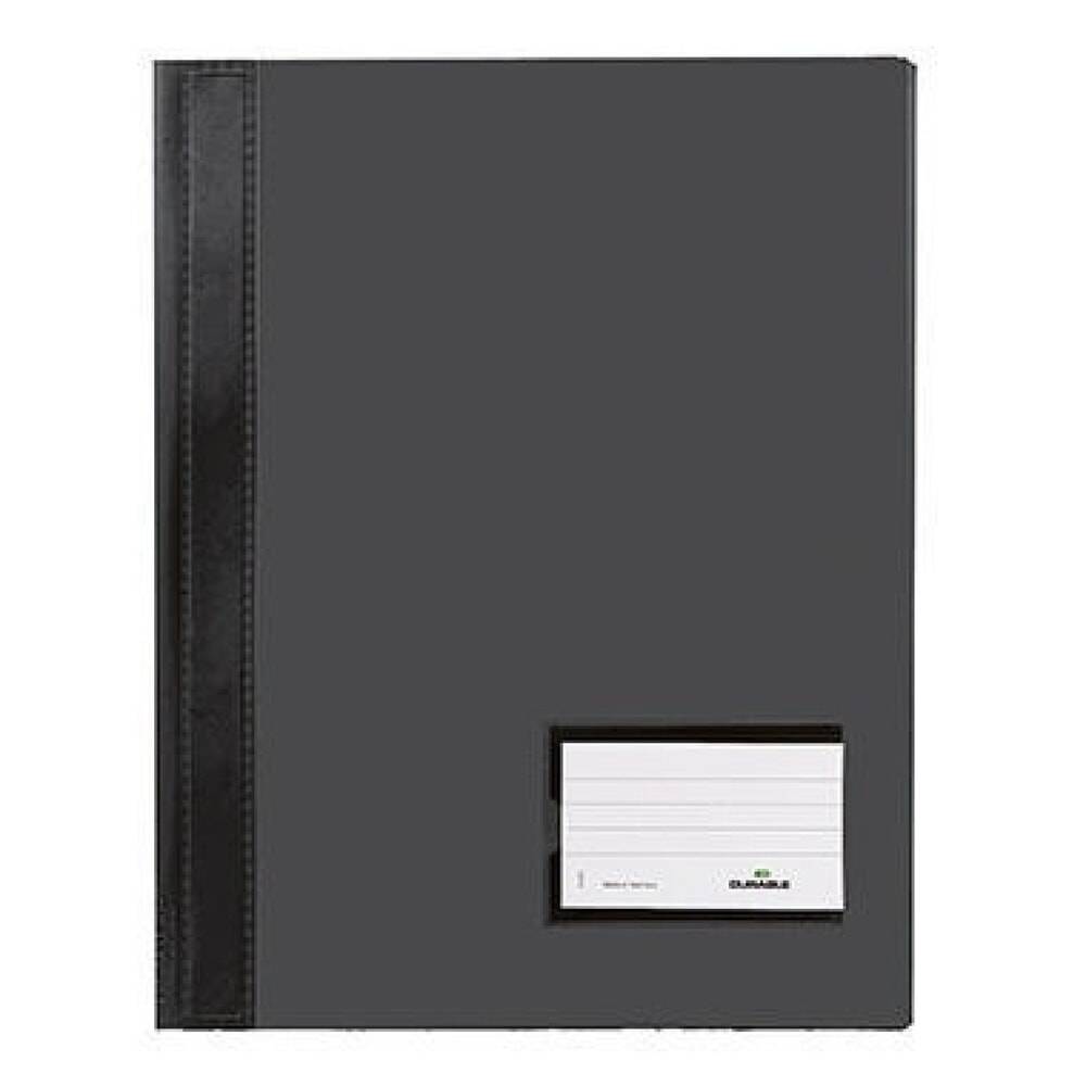 DURABLE Schnellhefter DURALUX 268001 DIN A4 Hartfolie schwarz-0