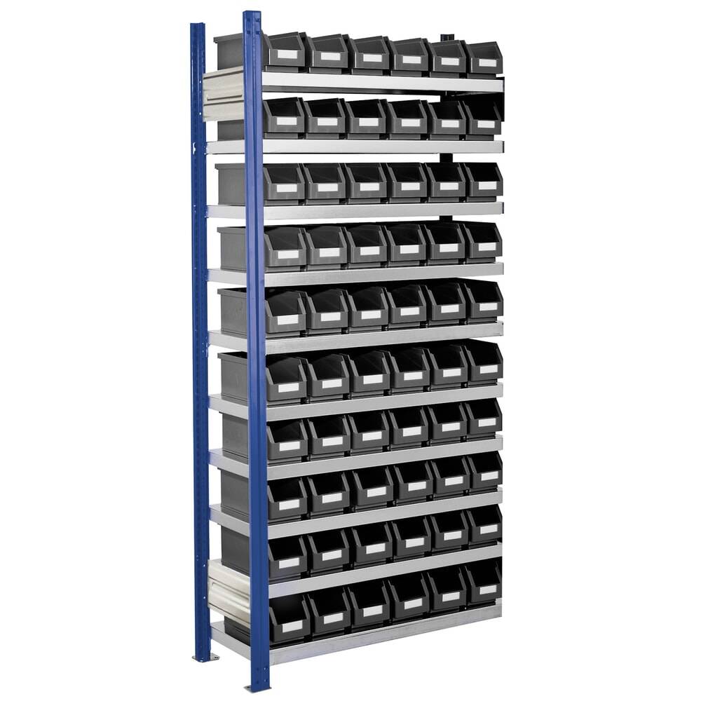 Kappes RasterPlan Fachbodenregal , AF, FL 100 kg, mit 60 Sichtlagerkäs-0