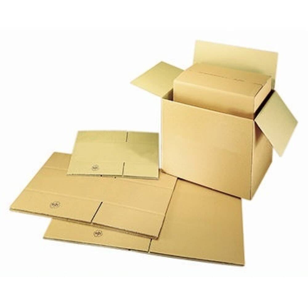 Faltkarton 61x38x28cm 12kg Wellpappe braun-0