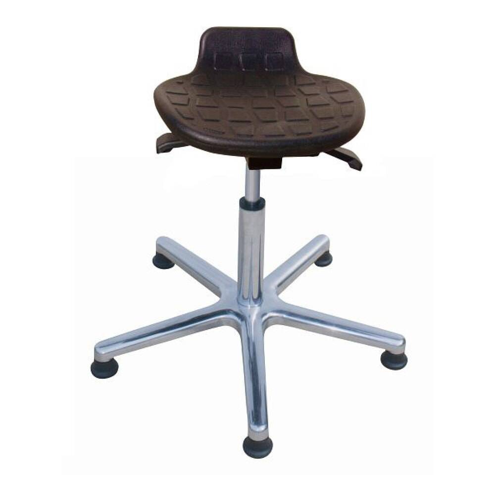 HEMMDAL Hocker Komfort, PU-Sitz, Sitzhöhe 460-640 mm, Aluminiumbasis-0