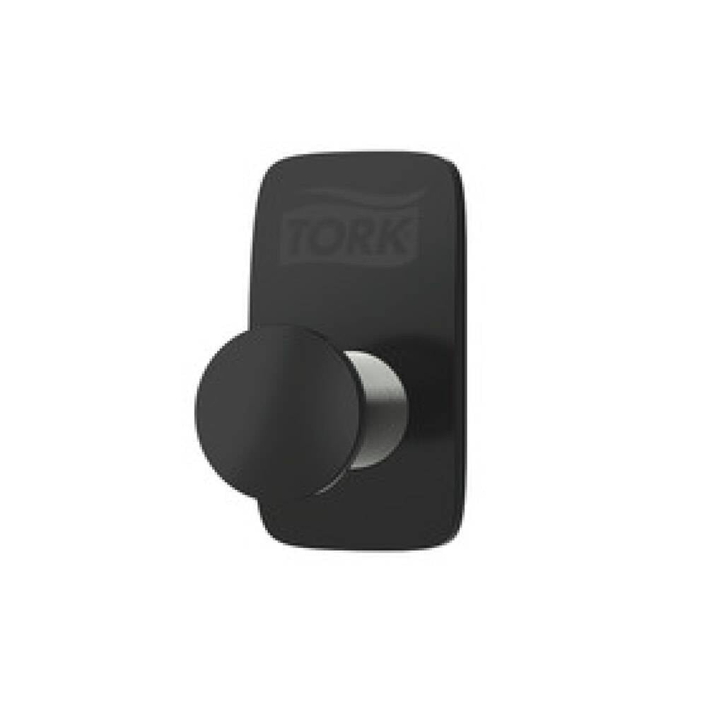 TORK® 460014 Kleiderhaken, Farbe: schwarz, Material: Kunststoff, Edels-0