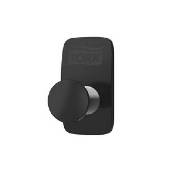TORK® 460014 Kleiderhaken, Farbe: schwarz, Material: Kunststoff, Edels