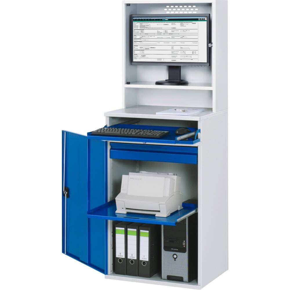 RAU Computer-Arbeitsplatz mit Monitorgehäuse, stationär-0