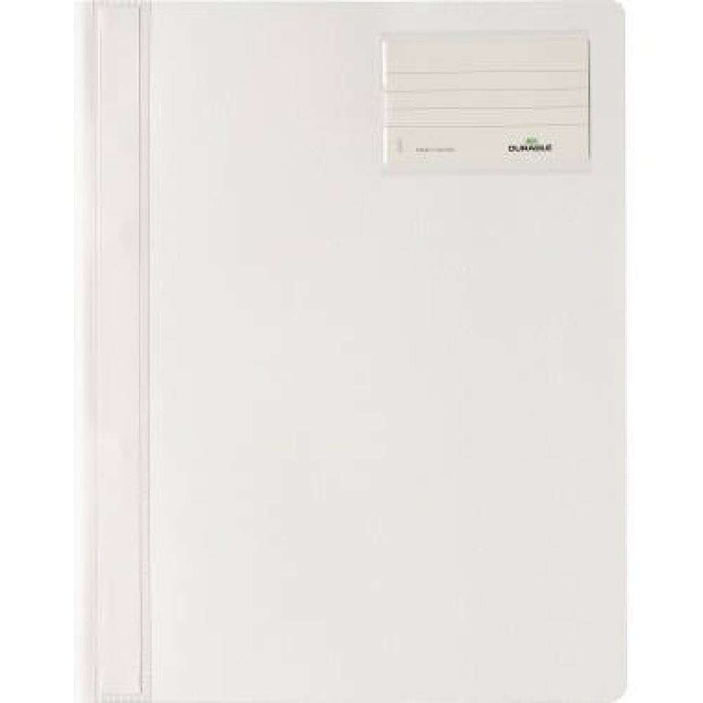 DURABLE Schnellhefter 250002 DIN A4 Polyethylen weiß-0