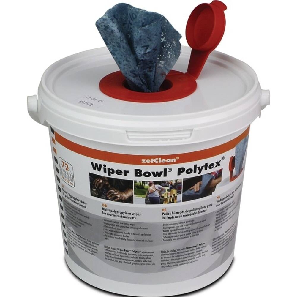 WIPER BOWL Handreinigungstuch Wiper Bowl® Polytex®, 72 Tücher-0