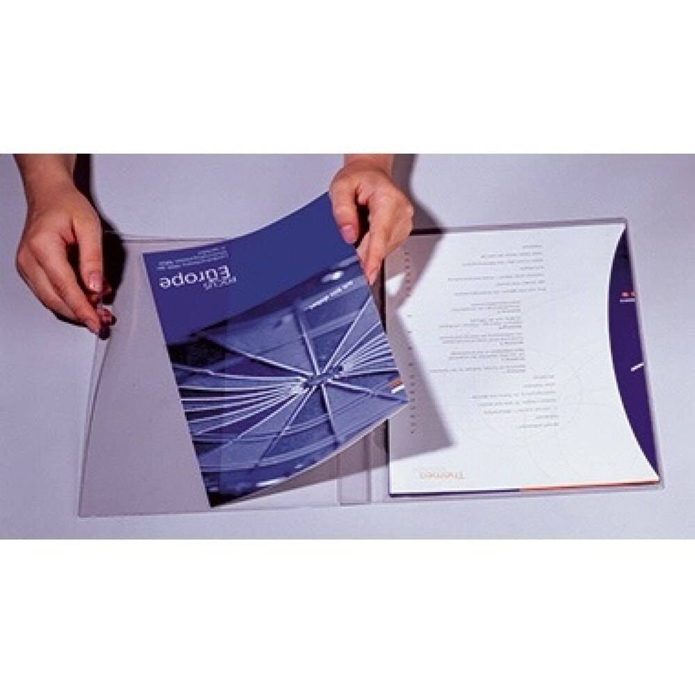 DURABLE Schnellhefter 251219 DIN A4 PVC transparent-3