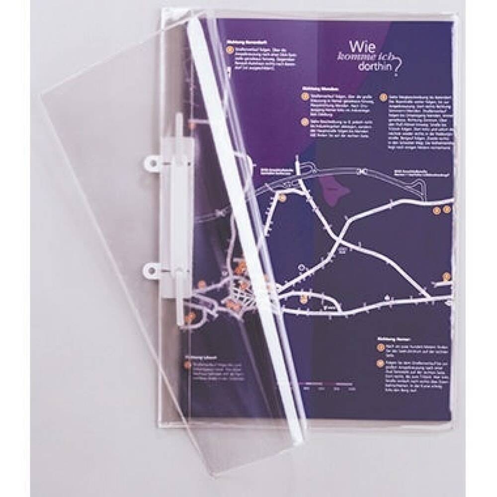 DURABLE Schnellhefter 251219 DIN A4 PVC transparent-0