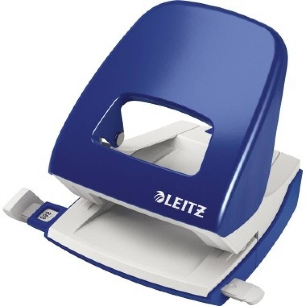 Leitz Locher NeXXt 50080035 max. 30Bl. Metall blau-0