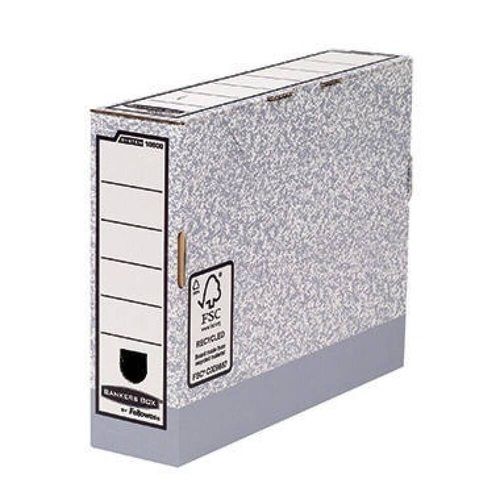 Bankers Box Archivschachtel System 1080001 grau/weiß-0