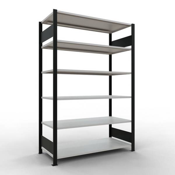 SCHULTE Aktenregal GF, doppelseitig, ohne Mittelanschläge, FL 150 kg,