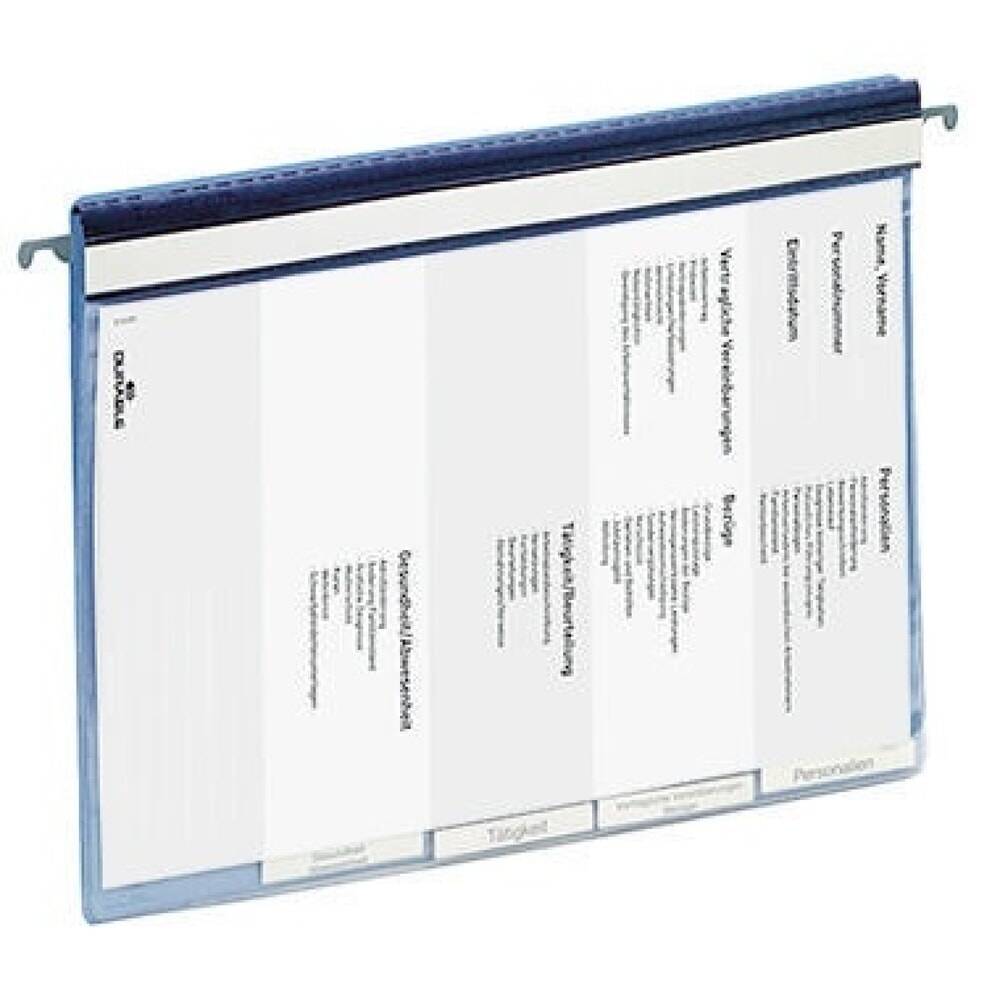DURABLE Personalhefter 255506 DIN A4 Hartfolie blau-0