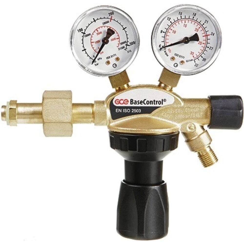 GCE RHÖNA Flaschendruckminderer BaseControl, 200 bar mit Ventil, Argon-0