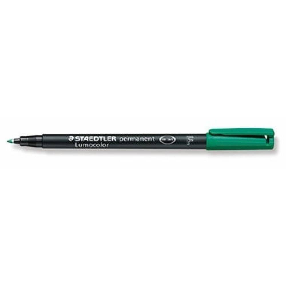 STAEDTLER Folienschreiber Lumocolor 318-5 0,6mm permanent grün-0
