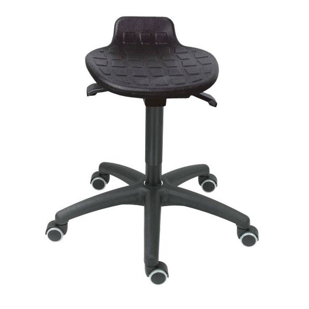 HEMMDAL Hocker Komfort, PU-Sitz, Sitzhöhe 430-560 mm, Kunstoffbasis, R-0