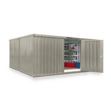 FLADAFI® Materialcontainer Kombination, lackiert, 2 Module