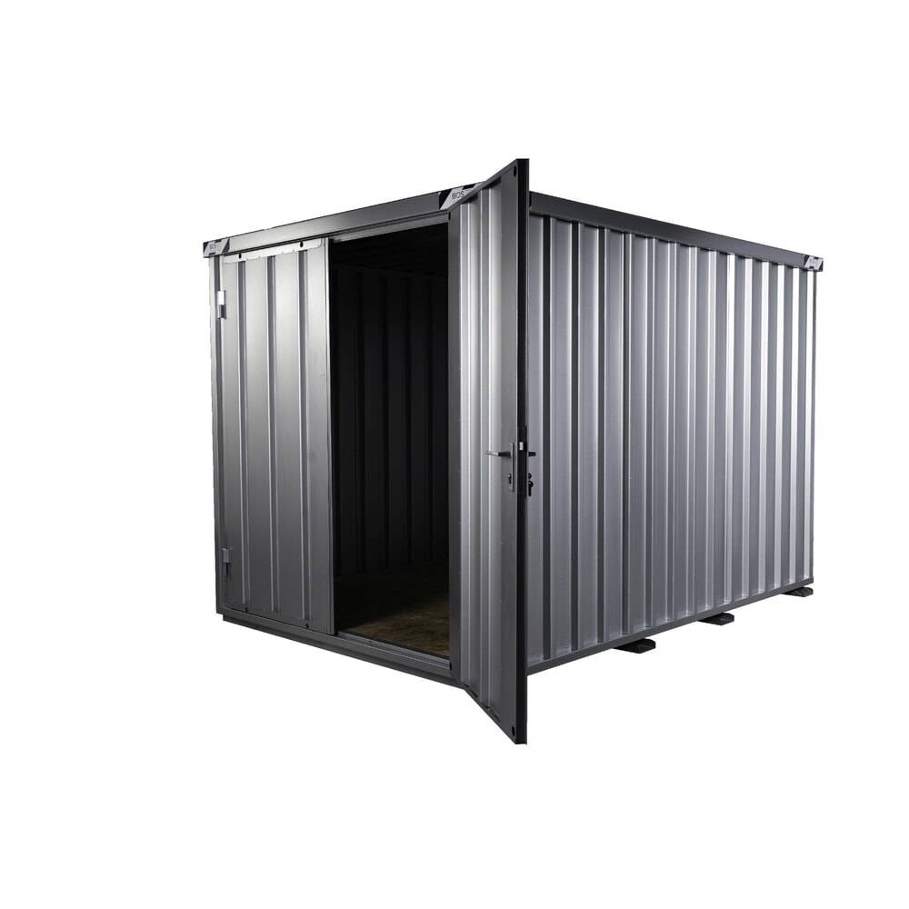 BOS® Schnellbaucontainer, HxBxT 2.100 x 2.100 x 3.100 mm, Tür stirnsei-1