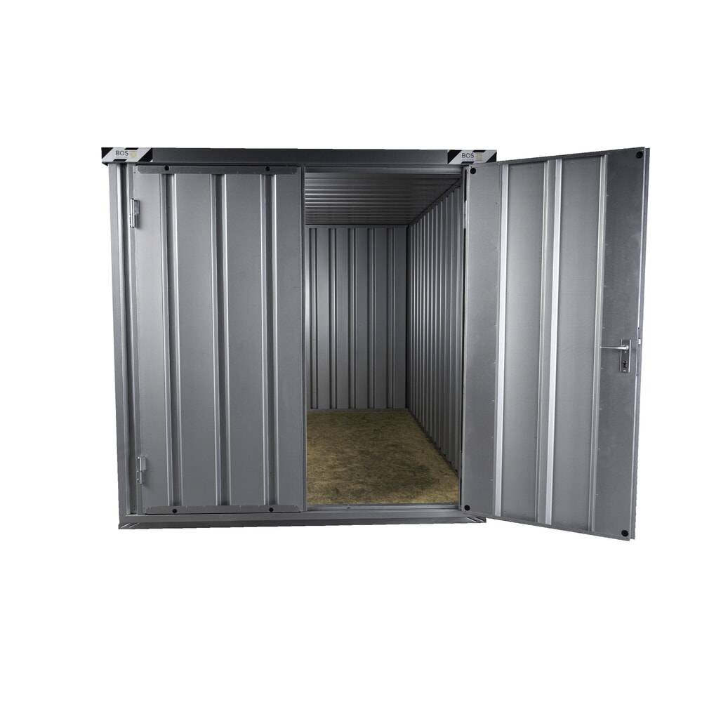 BOS® Schnellbaucontainer, HxBxT 2.100 x 2.100 x 3.100 mm, Tür stirnsei-3
