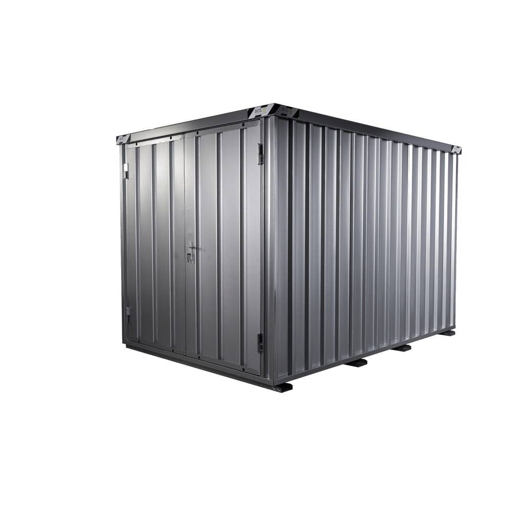 BOS® Schnellbaucontainer, HxBxT 2.100 x 2.100 x 3.100 mm, Tür stirnsei-0