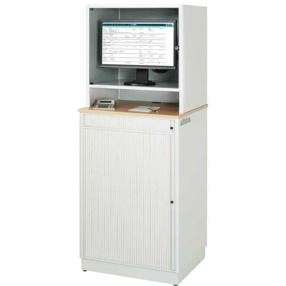 RAU Computer-Station, Tastaturauszug, 1 Schublade, stationär-2