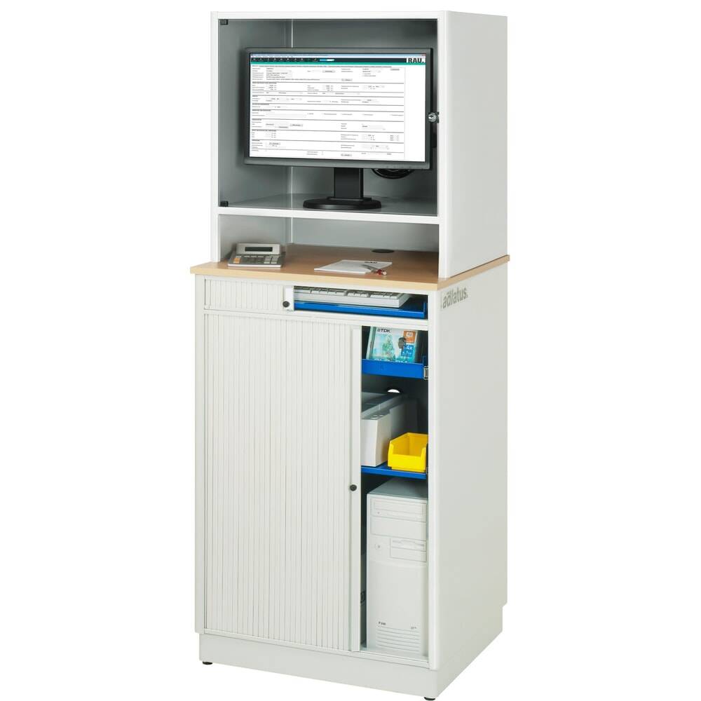RAU Computer-Station, Tastaturauszug, 1 Schublade, stationär-3
