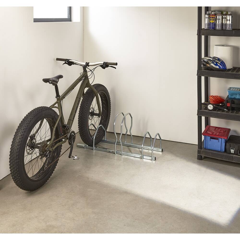 MOTTEZ Fahrradständer für 3 Fahrräder, 2 Ebenen FAT BIKE-3
