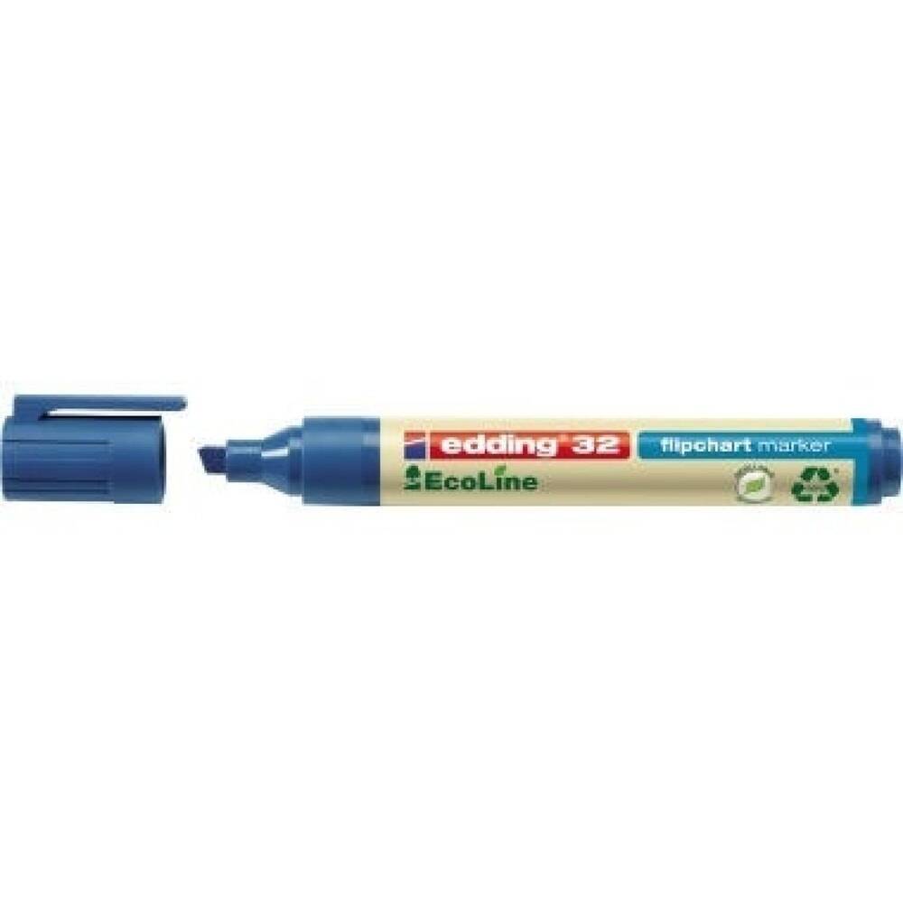 edding Flipchartmarker 32 EcoLine 4-32003 1-5mm Keilspitze blau-0